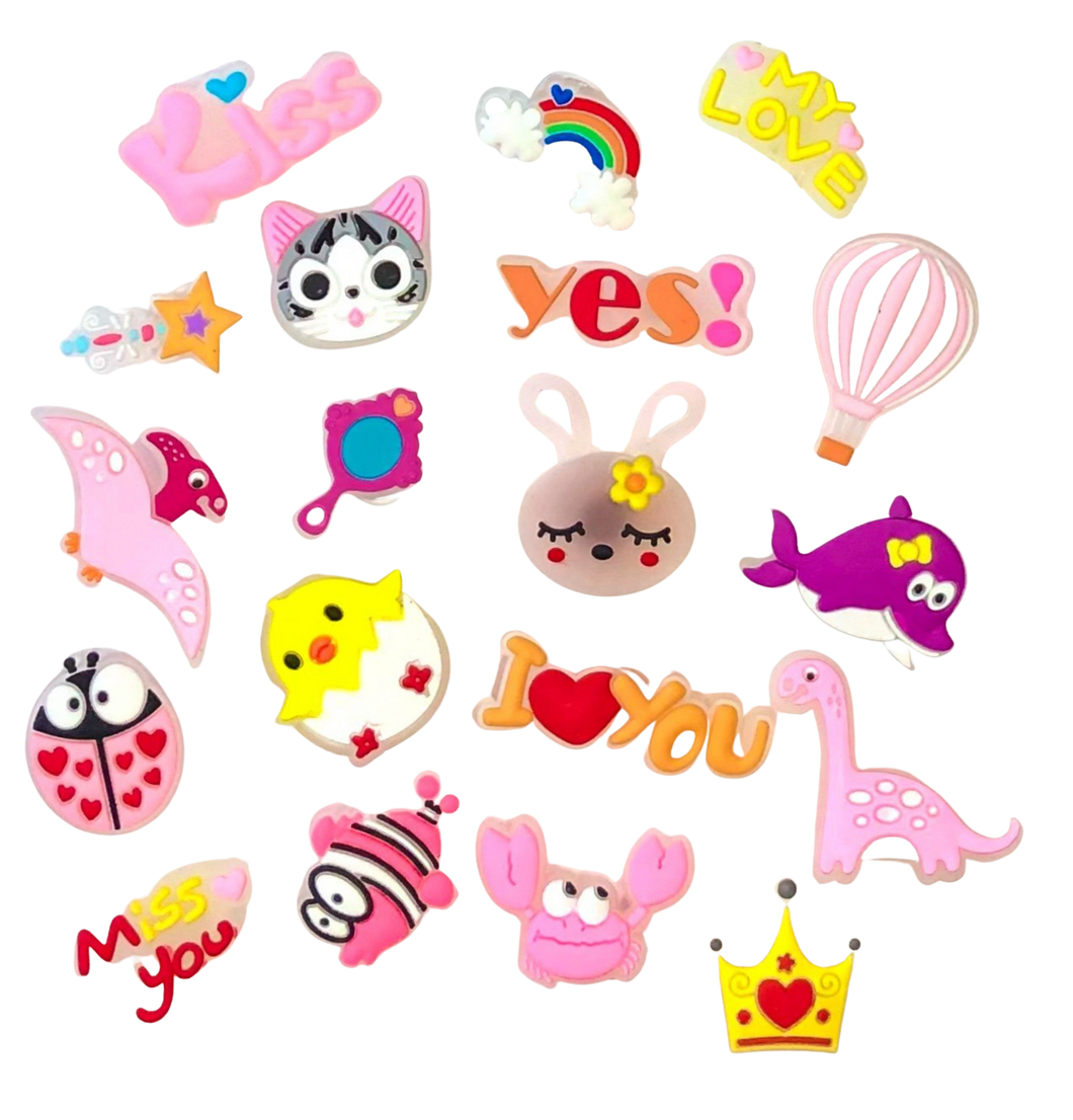 2Cute glow in the dark / 4 pieces