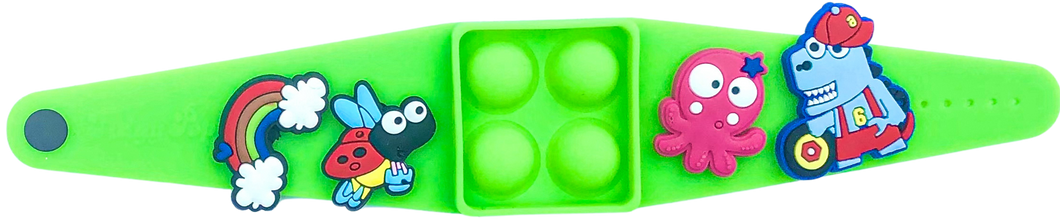 Neon Green FidgyPop popit bracelet