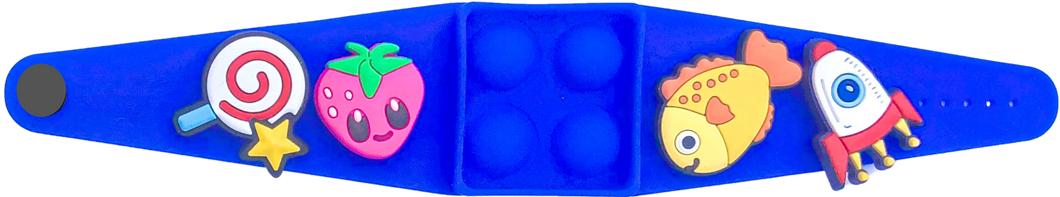 Ocean Blue FidgyPop popit bracelet