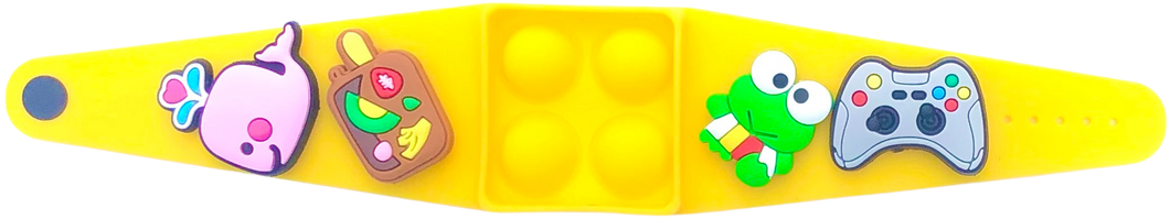 Sunshine Yellow FidgyPop popit bracelet